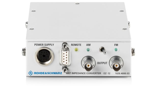 R&S羅德與施瓦茨 EZ-12 天線阻抗變換器，適用于干擾電壓測(cè)量
