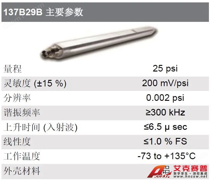 PCB 137B29B 壓力傳感器