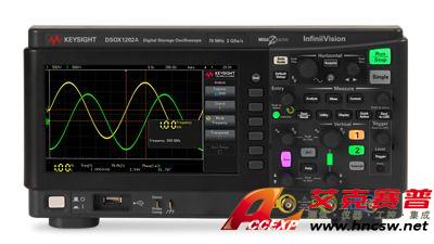 keysight是德 DSOX1202A 示波器：70/100/200 MHz，2 個(gè)模擬通道N