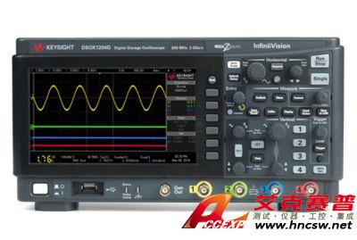 keysight是德 DSOX1204G 示波器：70/100/200 MHz，4 個(gè)模擬通道